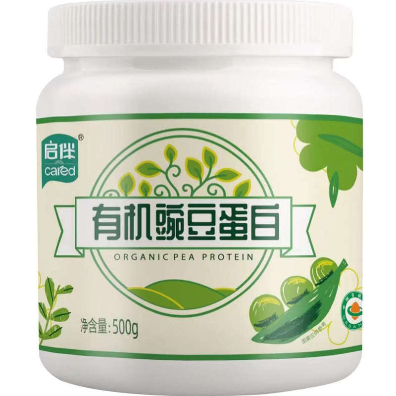 Vegan Life Selection Qibian Organic Pea Protein Powder Vegetarian-Friendly Meal Replacement Powder Plant-Based Protein Powder 500g