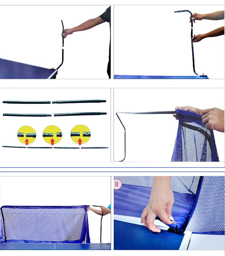Máy bóng Peckett Máy bóng bàn tự động Máy bóng đặt lưới bóng Bóng lưới bóng bàn lưới bóng lưới Tái chế bàn bóng bàn elip spor