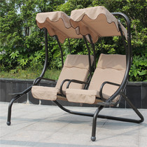 Two person swing outdoor double rocking chair outdoor balcony swing garden chair swing chair sun shade chair with canopy