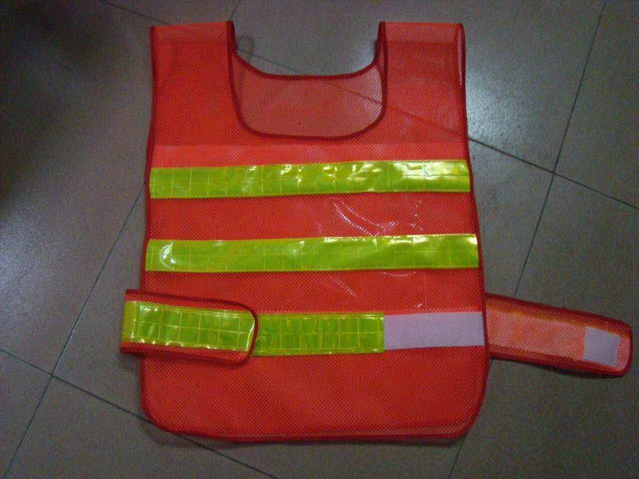 Breathable reflective vest vest vest vest, reflective clothing, sanitation, traffic, road administration, mesh mesh, red fluorescent green