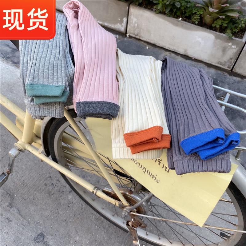 South gate Girl clothing 2020 Spring and autumn New South Korean girl inner lap pants pure cotton comfort close-knit tight fit pants