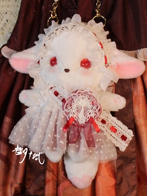 taobao agent 【小 狸 狸】Sakura Moon Tenfu Original Lolita & JK Fox Doll Crossbody Bags Give Girls Girls