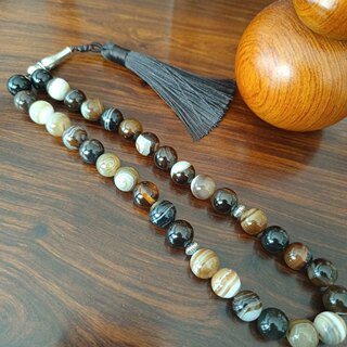 Hui worship rosary tasby jupiter pattern agate material tasbeha rosary boutique for personal use