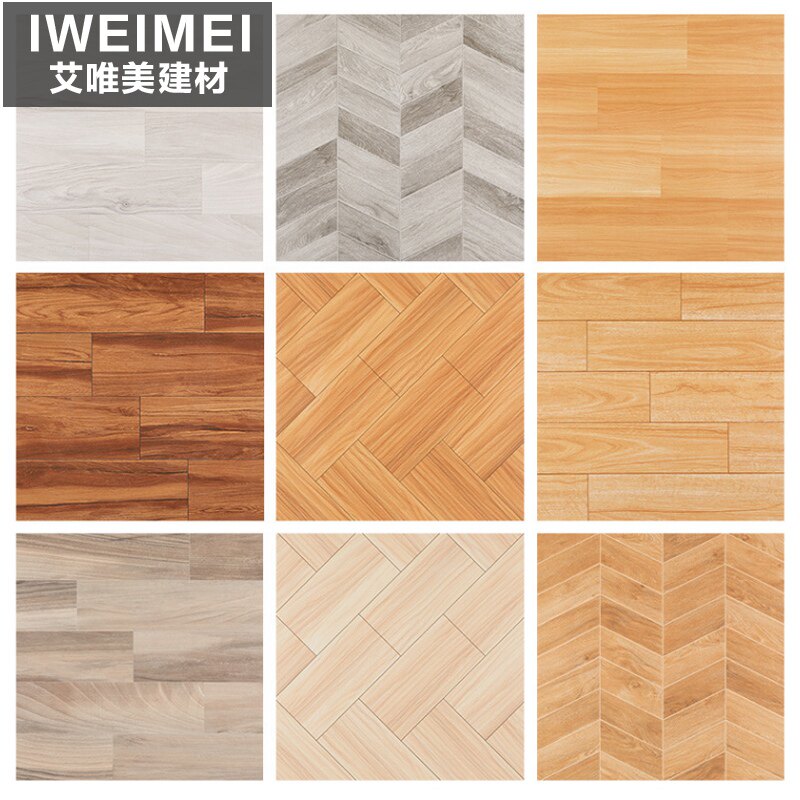 Foshan antique brick 600x600 living room floor tiles Powder room tiles Modern simple wood grain tiles Floor tiles engineering tiles