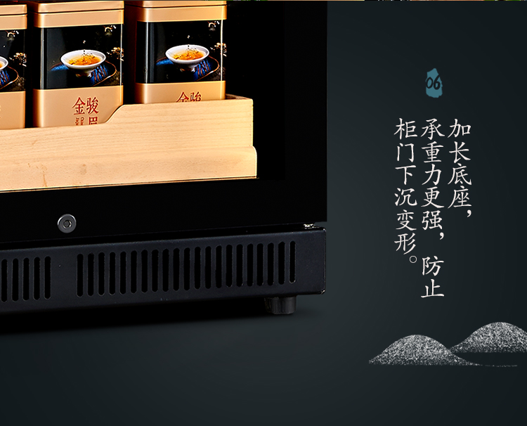 tủ rượu giá rẻ Tủ trà Jointek / Jude LA168B giữ lạnh tủ lạnh nhiệt độ không đổi và độ ẩm làm lạnh tủ lạnh thanh đá nhà - Tủ rượu vang tu ruou go