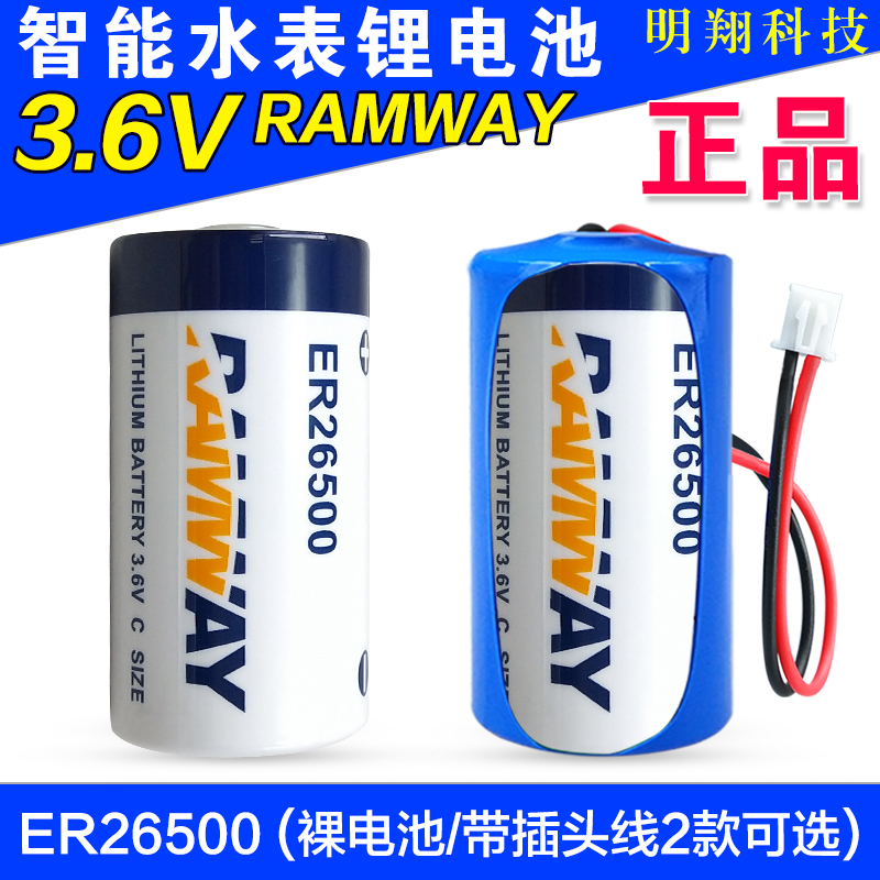 Ruiyi Lithium Battery ER26500 3 6V Internet of Things Locator PLC Flowmeter 3 6v Disposable Type C Lithium