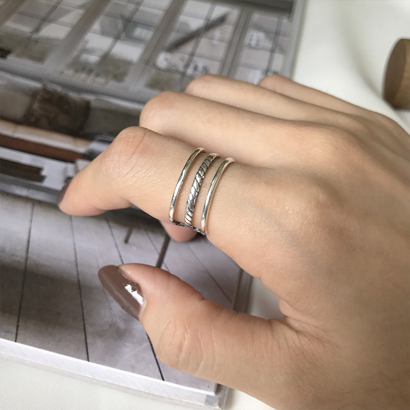 Bague Femme DEBY en Argenterie - Ref 3087629 Image 1