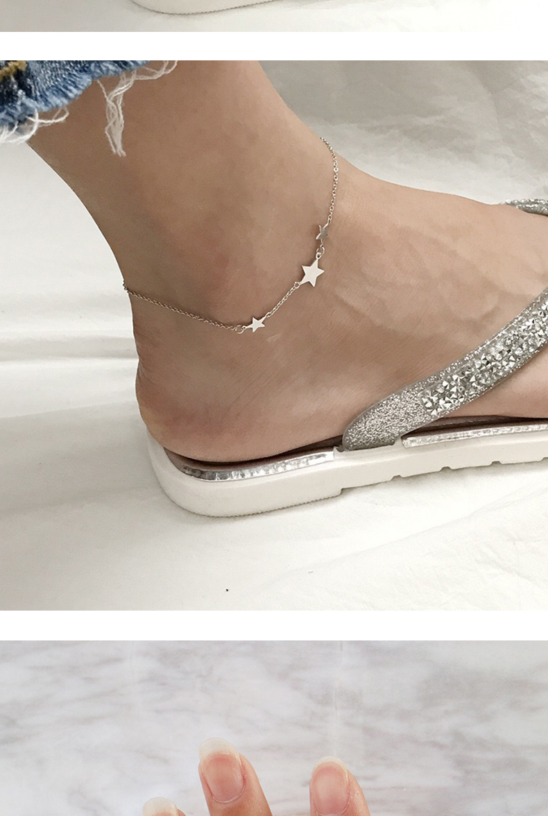 Chaine de cheville Femme DEBY en Argenterie - Ref 3102270 Image 13