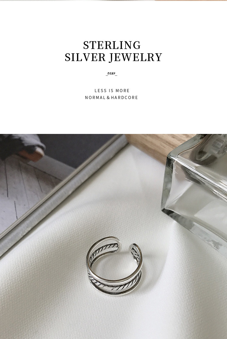 Bague Femme DEBY en Argenterie - Ref 3087629 Image 10