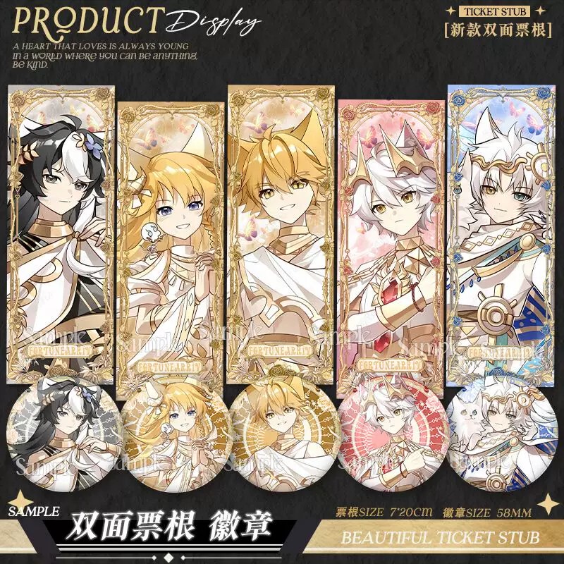Qimaojun Story Twelve Constellations Series New Double-Sided Ticket Badge Cat 0.4kg Little Nine Cat April Cat Seven Nights Qimaojun Story Twelve Constellations Series New Double-Sided Ticket Badge Cat 0.4kg Little Nine Cat April Cat Seven Nights