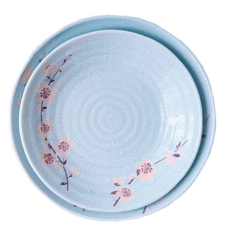 Ya cheng DE element rhyme surplus sweet 7.75 inch disk 8.75 inch disk snow under the glaze color tableware dish dish 2 only
