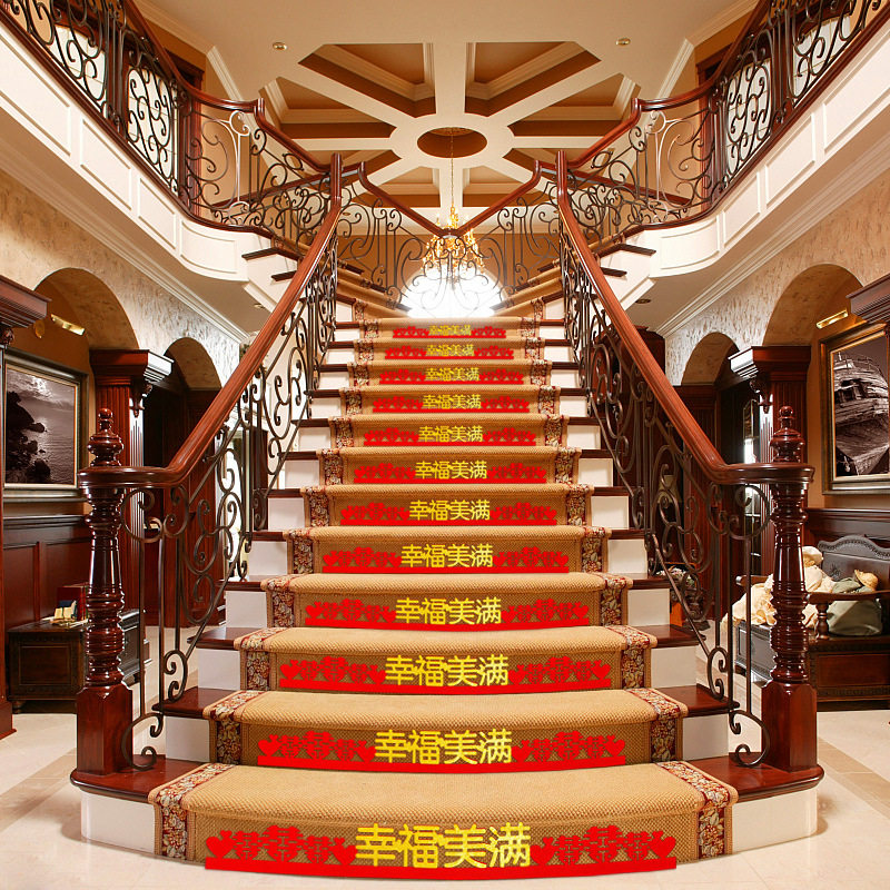 Wedding stairs Heineword decorations arranged for men Wedding Escalators Stickers Stairway Stickers to Wedding House Suit steps Heineword stickers