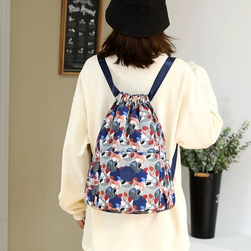 Мешочек для путешествий, рюкзак, вместительный и большой спортивный ранец, спортивная сумка, на шнурках, коллекция 2023