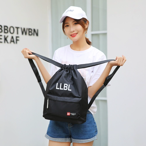 Спортивная сумка для плавания с разделителями, портативная сумка через плечо, купальник, сумка для хранения, водонепроницаемая сумка, рюкзак, на шнурках