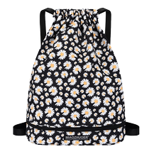 Drawstring pocket backpack 2024 new swimming bag dry and wet separation special lightweight waterproof fitness bag womens large capacity