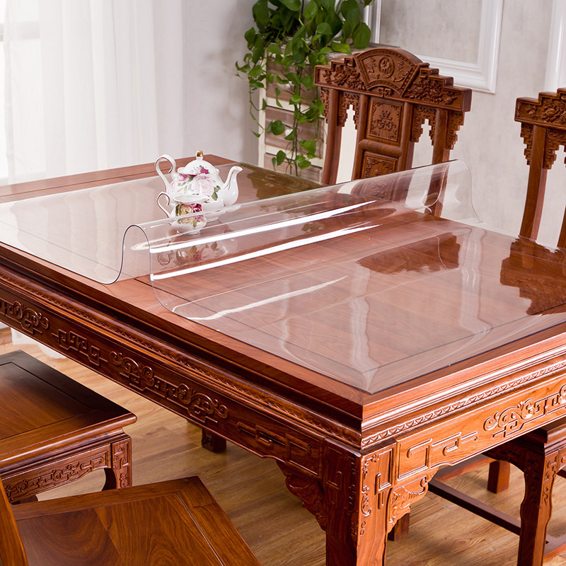 PVC waterproof, anti-scalding, oil-proof, leave-in soft plastic glass tablecloth, table cloth, coffee table, plastic mat, table mat