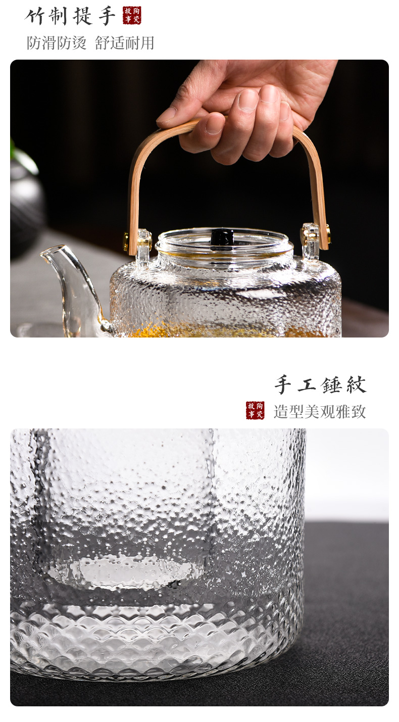 Glass ceramic story cooking pot high - temperature thickening Japanese kettle tea set electric TaoLu boiled tea, the tea stove