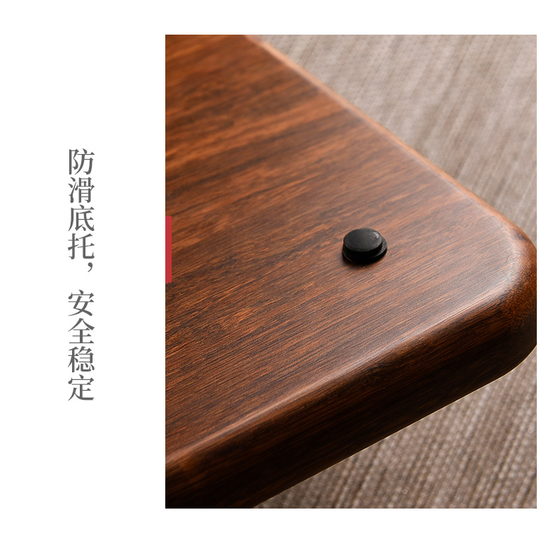 Ceramic story heavy wood tea tray was Japanese pallet small dry mercifully for household saucer solid wood kung fu tea accessories