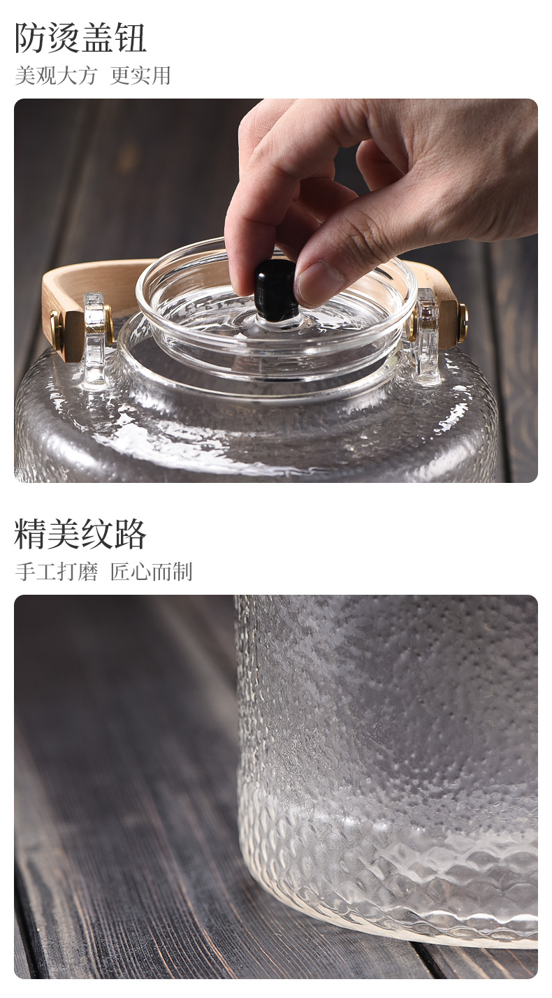 Special glass tea kettle black tea boiled high - temperature electric TaoLu boiled tea, the teapot kunfu tea pot of girder