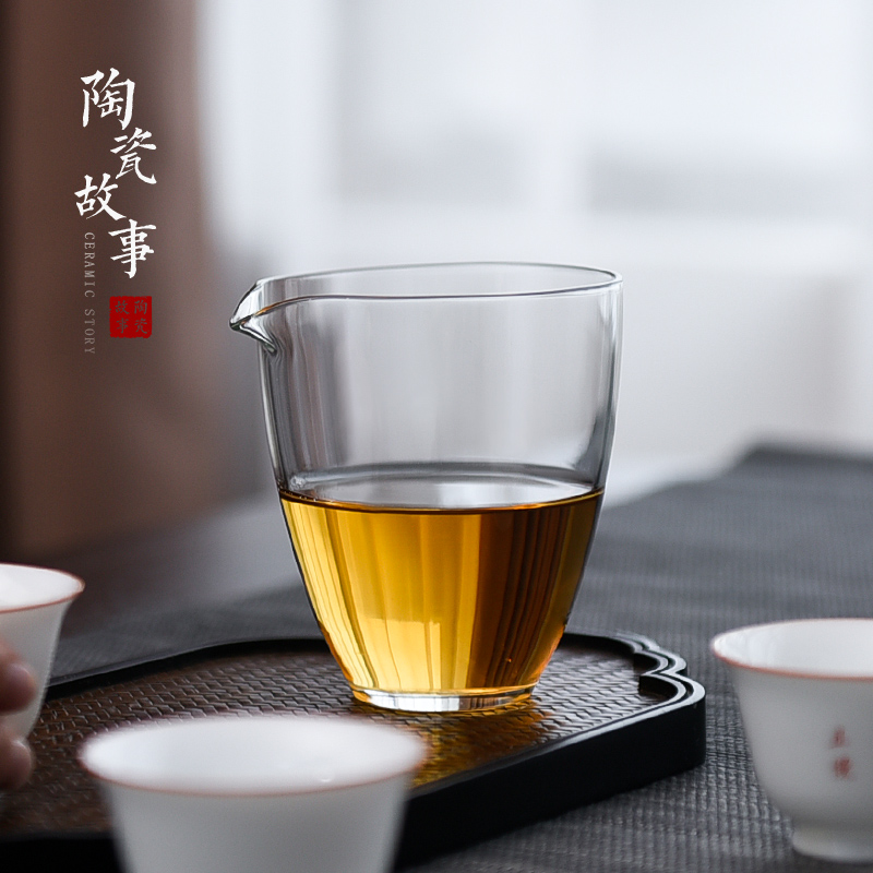 Ceramic fair story Japanese green tea points tea cup glass thickening heat) suit and a cup of tea accessories