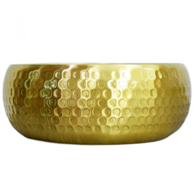 Ceramic story's brass Japanese hammer tea wash to wash water in a jar of pure copper writing brush washer accessories kung fu tea set
