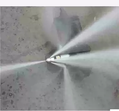 Stainless steel bullet nozzle mouse head automatic brick water mouse municipal pipe dredge high-pressure steel wire pipe Special