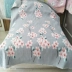 Tấm trải giường cotton tùy chỉnh một mảnh chăn bông tăng bí mật kênh bông trải giường mùa hè mát mẻ nệm nệm Trải giường