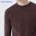 BLUE ERDOS mùa thu và mùa đông vòng cổ đơn cashmere dài tay áo của nam giới áo len áo thun B176A0010 Áo len Cashmere