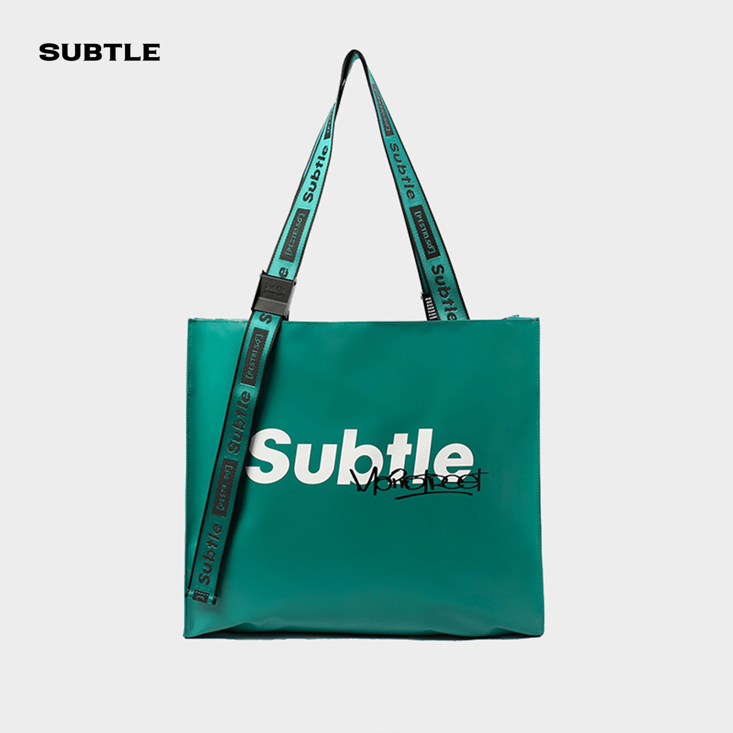 SUBTLE FEVER tote bag women's summer large bag class to work commuter bag men's large-capacity messenger shoulder