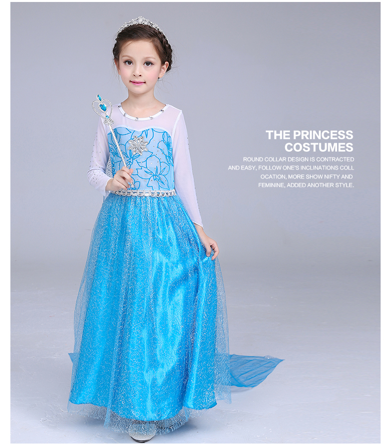 Băng lãng mạn Aisha công chúa ăn mặc Halloween quần áo trẻ em cos cô gái hóa trang Disney quần áo trẻ em đẹp