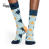 Happy vớ xuân hè mới nam và nữ xu hướng vớ cotton cá tính Polaris vớ ống dài màu cotton - Vớ bông tất nike chính hãng Vớ bông