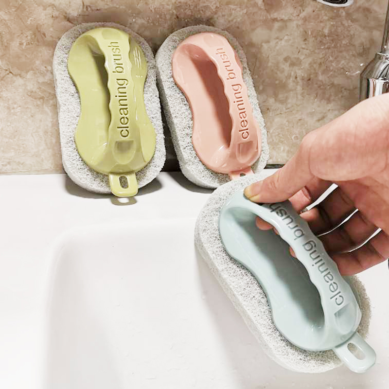 Household kitchen bathroom cleaning brush Baijie wipe non-stick oil cleaning brush bathroom wall tile brush floor brush