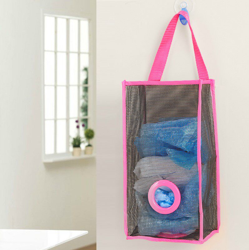 Hanging Storage Bag Environmentally Friendly Shopping Bag Extraction Bag Kitchen Plastic Bag Garbage Bag Cashier Bag Breathable Mesh Bag-Taobao