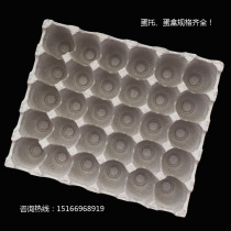 Egg tray pulp egg box box with chickens and duck eggs for shockproof express paper tray 30 Pinto