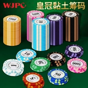 Chip Coin Chips Phòng cờ vua Chips Mahjong chuyên dụng Chơi chim sẻ với bộ Texas Holdem dày - Các lớp học Mạt chược / Cờ vua / giáo dục