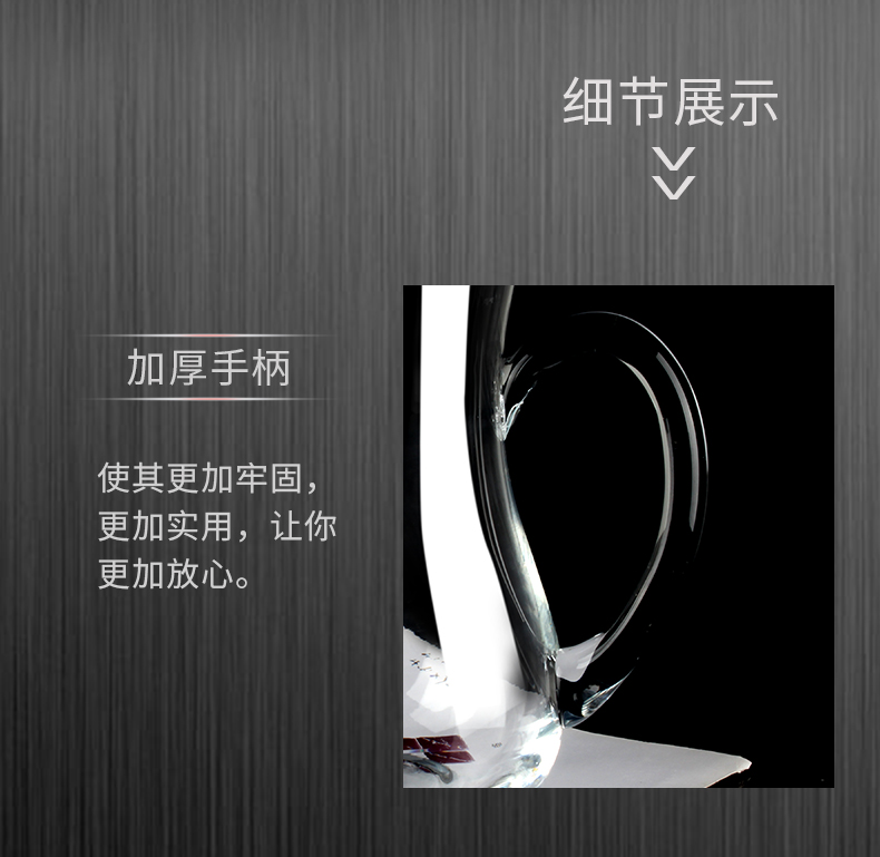 Rượu ly đặt rượu vang decanter decanter hộ gia đình rượu rót ly ly decanter ly duy nhất - Rượu vang bộ ly uống rượu vang
