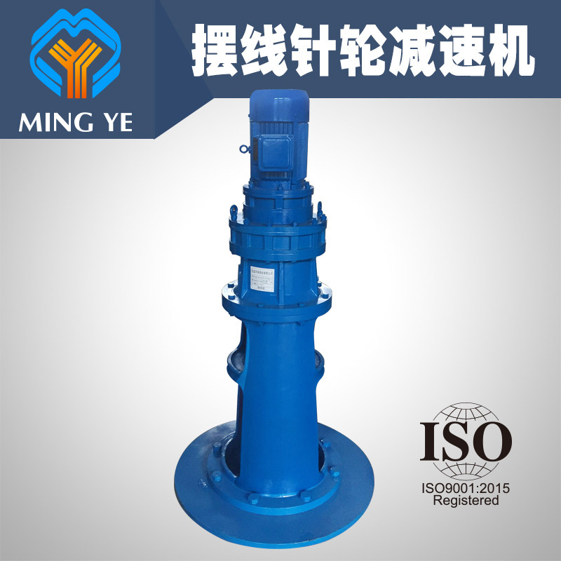Cycloid pin wheel reducer BLED series with rack reducer Sewage chemical equipment vertical mixer