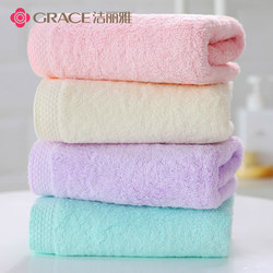 Jialiya Towels 4-Pack Pure Cotton Face and Bath Towels for Home Use, Unisex, All-Cotton, Thick, Absorbent, Lint-Free, Large Face Towels