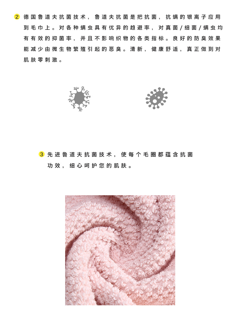 Jie Ya kháng khuẩn khăn hai nạp mềm, thấm bông nam mặt nhà lớn và vài nữ khăn dày - Khăn tắm / áo choàng tắm khăn tắm