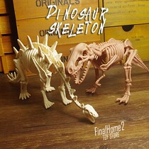 Ancient times Sword-tooth Dragon Rex skeleton model archaeological surrounding dinosaur ornaments assembly combination toy