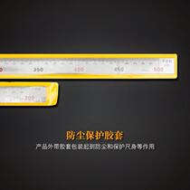 Woodworking multi-function stainless steel one-piece molding plastic right angle ruler 90 degrees woodworking scribing ruler by ruler