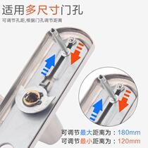 Stainless steel door lock Indoor bedroom universal solid wood door lock handle Bathroom handle door lock Household lock