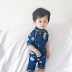 Áo tắm cho trẻ em trai Xiêm Big Boy Trẻ em dài tay Beach Sun Boy Boy Áo tắm dễ thương - Bộ đồ bơi của Kid đồ bơi trẻ con Bộ đồ bơi của Kid