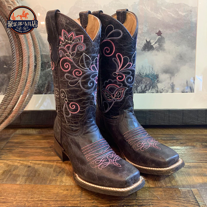 Mexico produces corral big-name handmade denim boots-Taobao