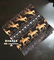 Western denim square towel face towel bib Pure cotton material soft and non-abrasive face Jule club harness shop