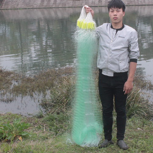 Add to the import silk 1 5 high 80 m Three layers of fishing nets Sticky Mesh Silk Nets Catch Nets nets Sarnet fishing gear