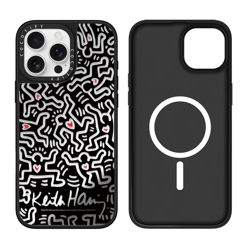 Keith Haring “Radiant Baby” – Iconic Street Art Design 16 iPhone Case