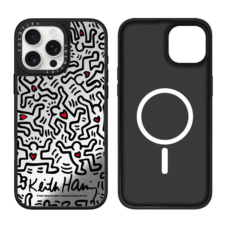 Keith Haring “Radiant Baby” – Iconic Street Art Design 16 iPhone Case