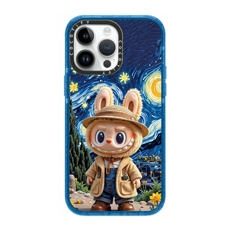 Cartoon Bunny “Starry Night” 24 iPhone Case