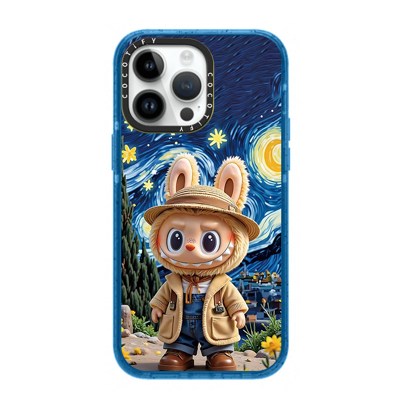 Cartoon Bunny “Starry Night” 24 iPhone Case